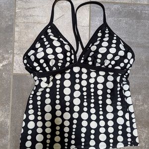 Athleta Polka Dot Tankini Top
